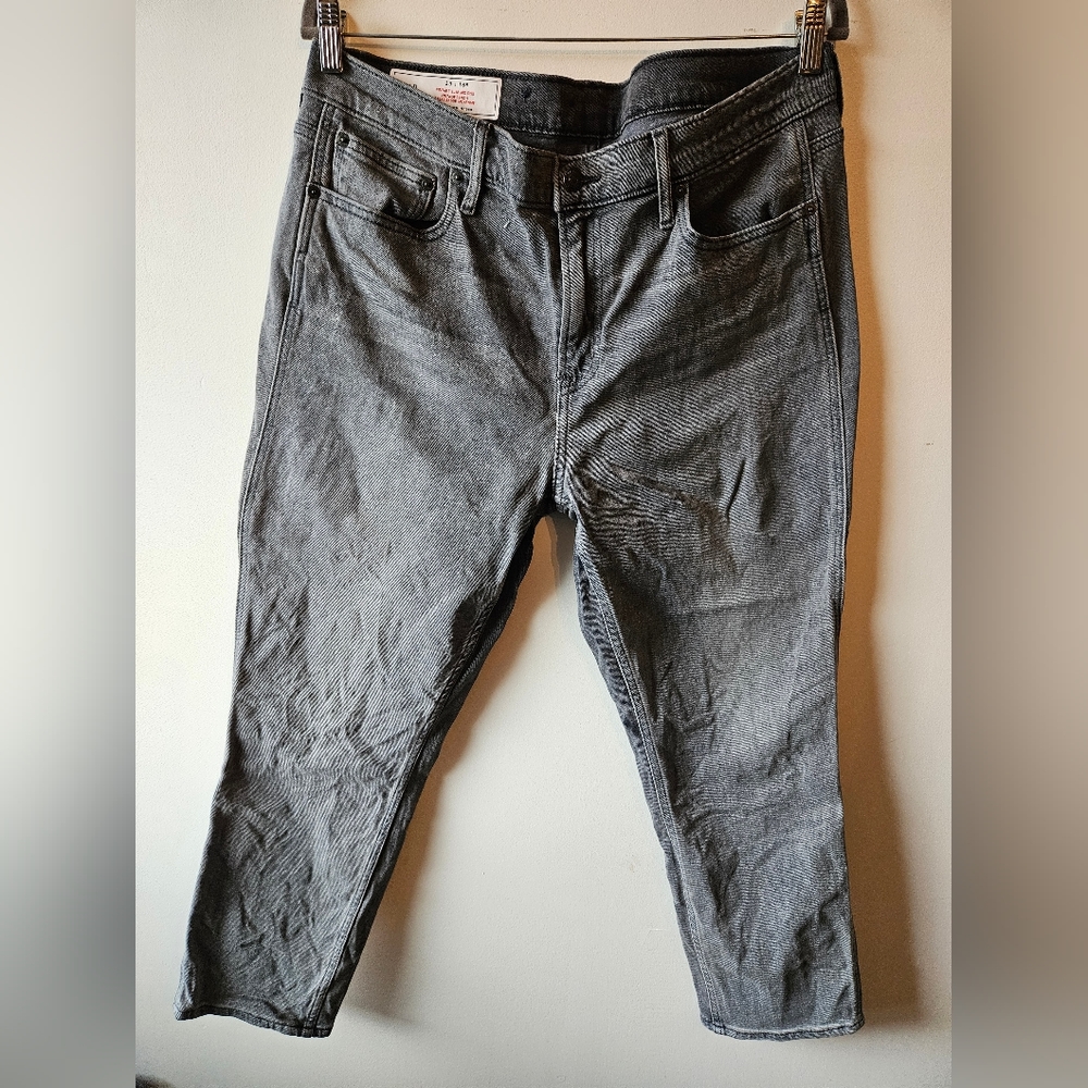 GAP grey wash vintage slim midrise jeans. Size 16